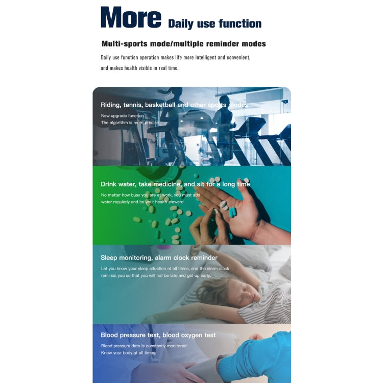 F15 Pro 1.69 inch TFT Screen IP67 Waterproof Smart Watch, Support Body Temperature Monitoring / Sleep Monitoring / Heart Rate Monitoring / Incoming Call Reminder(Black) by bashfashion