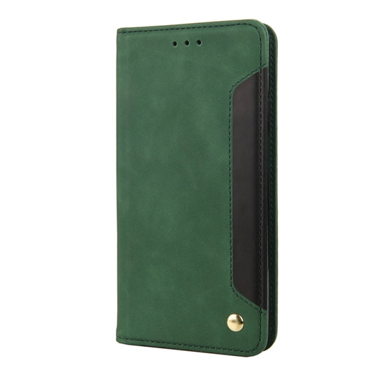 For Xiaomi 12T / 12T Pro / Redmi K50 Ultra Skin Feel Splicing Leather Phone Case(Green) by bashfashion