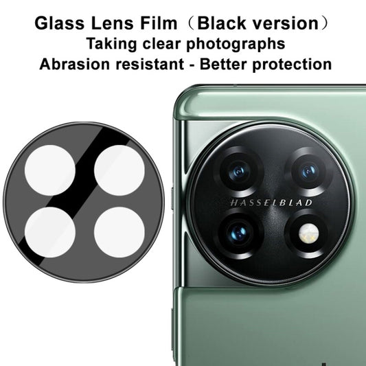 For OnePlus 11 5G imak High Definition Integrated Glass Lens Film Black Version by imak