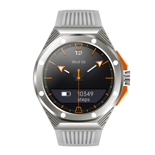 HT8 1.46 inch Round Screen Bluetooth Smart Watch, Support Health Monitoring & 100+ Sports Modes & Alipay(Grey) by bashfashion