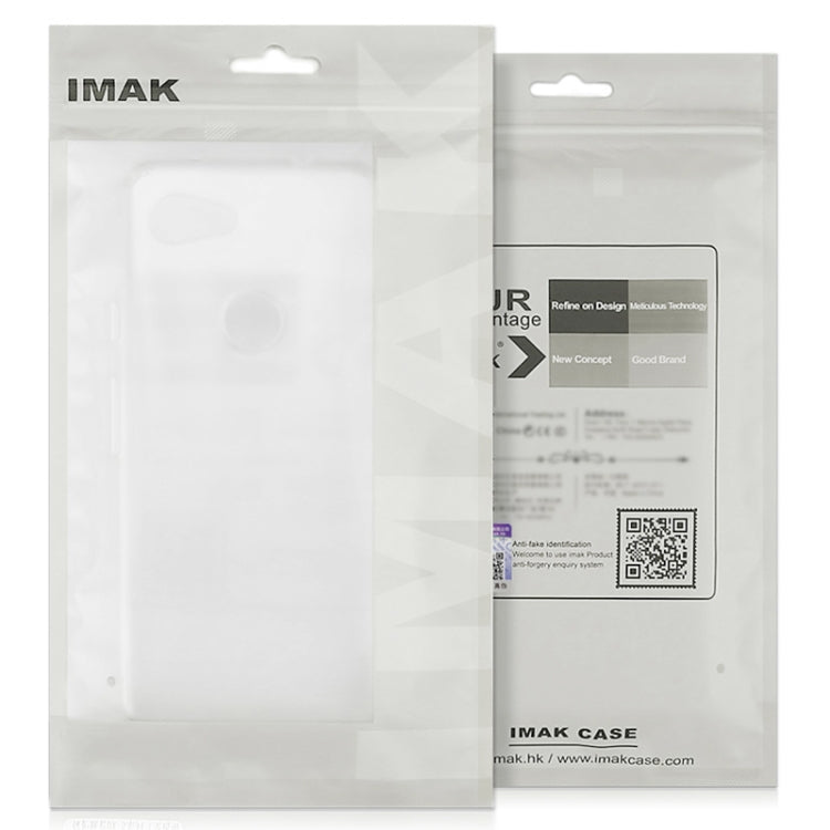 For Infinix Smart 8 IMAK UX-4 Series Four-corner Shockproof Phone Case(Transparent) by imak