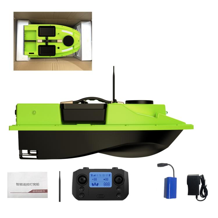 D19 Smart Control Fishing Bait Boat Support GPS Positioning with Light Strip, Plug:UK Plug by bashfashion