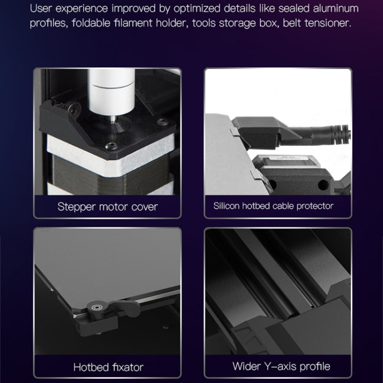 CREALITY CR-6 SE 350W Intelligent Leveling-free DIY 3D Printer, Print Size : 23.5 x 23.5 x 25cm, EU Plug by Creality