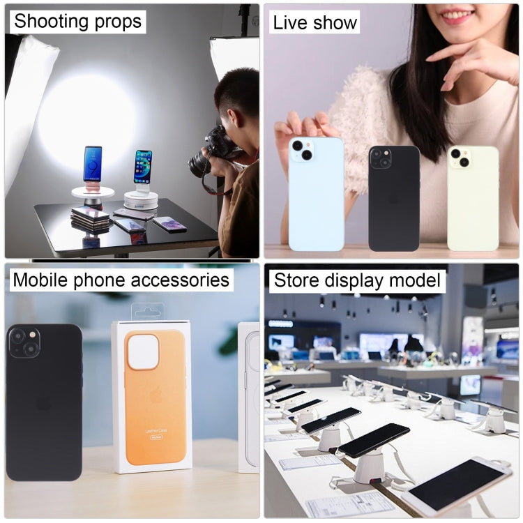 For iPhone 15 Black Screen Non-Working Fake Dummy Display Model (Yellow) by bashfashion