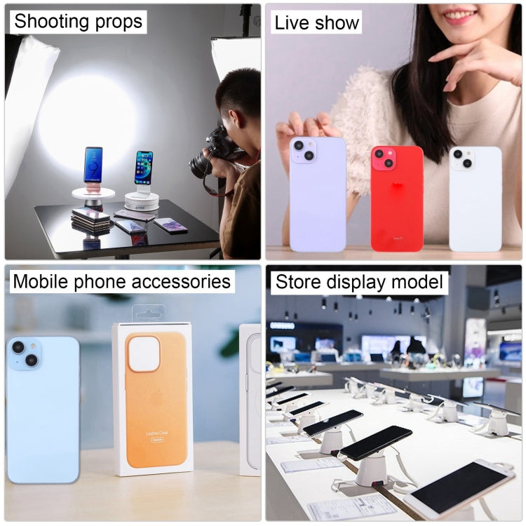 For iPhone 14 Plus Black Screen Non-Working Fake Dummy Display Model (White) by bashfashion