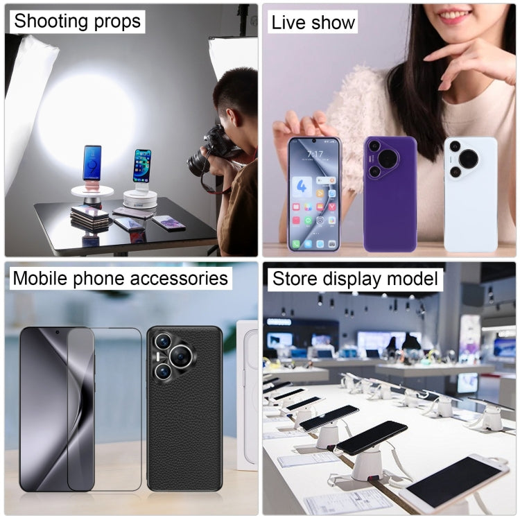 For Huawei Pura 70 Pro Color Screen Non-Working Fake Dummy Display Model (Purple) by bashfashion