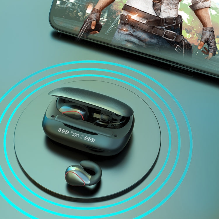 T20 TWS Bluetooth 5.0 Touch Wireless Bluetooth Earphone with Three LED Battery Display & Charging Box, Support Call & Voice Assistant(Champagne Gold) by bashfashion