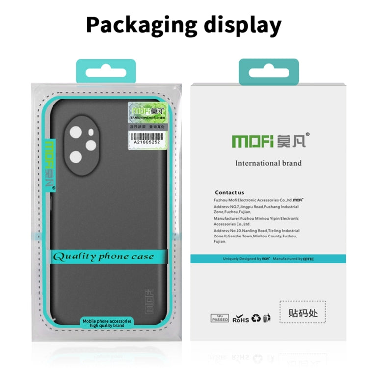 For Honor Magic6 RSR MOFI Fandun Series Frosted PC Ultra-thin All-inclusive Phone Case(Green) by MOFI