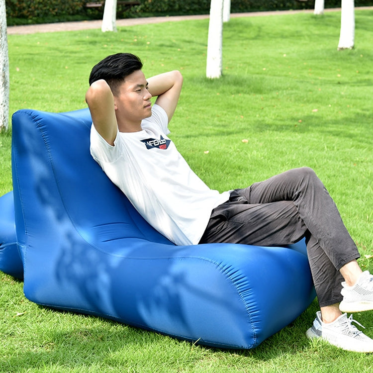 BB1803 Foldable Portable Inflatable Sofa Single Outdoor Inflatable Seat, Size: 100 x 80 x 70cm(Black) by bashfashion