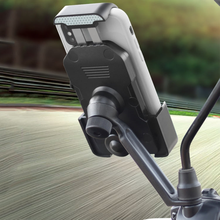 HW-68 Motorcycle Bicycle Navigation Mobile Phone Bracket, Style: Rearview Mirror by bashfashion