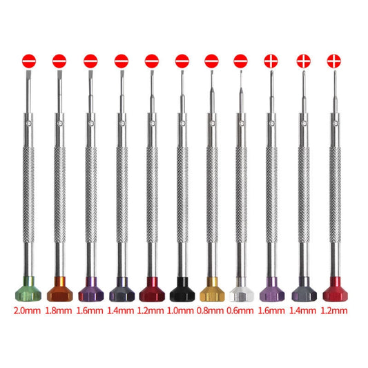 3 PCS LSD5075 Color Screwdriver Watch Repair Tool, Model: 1.2mm Word by bashfashion