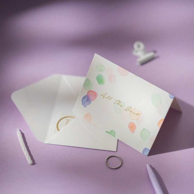 2 Sets Bronzing Mother Day Birthday Card Wishes DIY Envelope Set(6PCS/Set HK030) by bashfashion