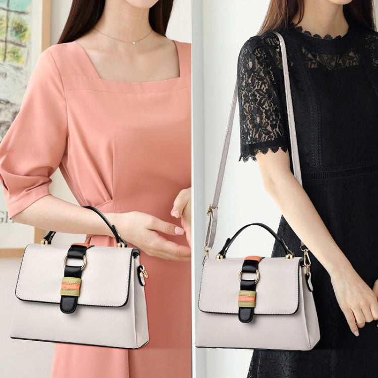 08818 Multifunctional Lady Small Square Handbag(Orange) by bashfashion