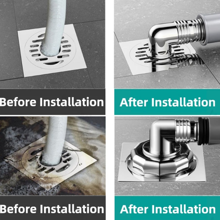 Three Head Washing Machine Floor Drain Joint Pipe Connector, Spec: B2 by bashfashion