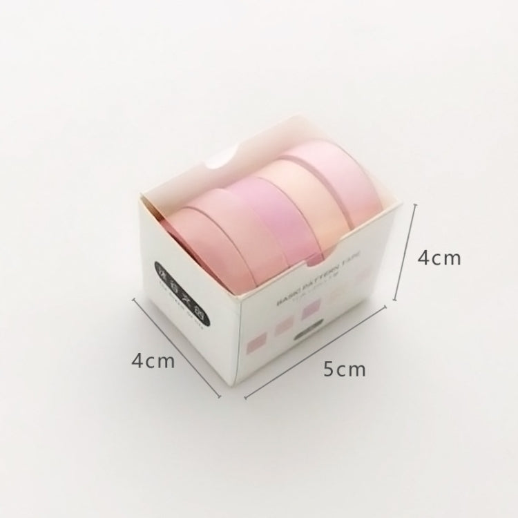 5rolls /Box 3m Washi DIY Decoration Handbook Tape Set, Color: Point and Line by bashfashion