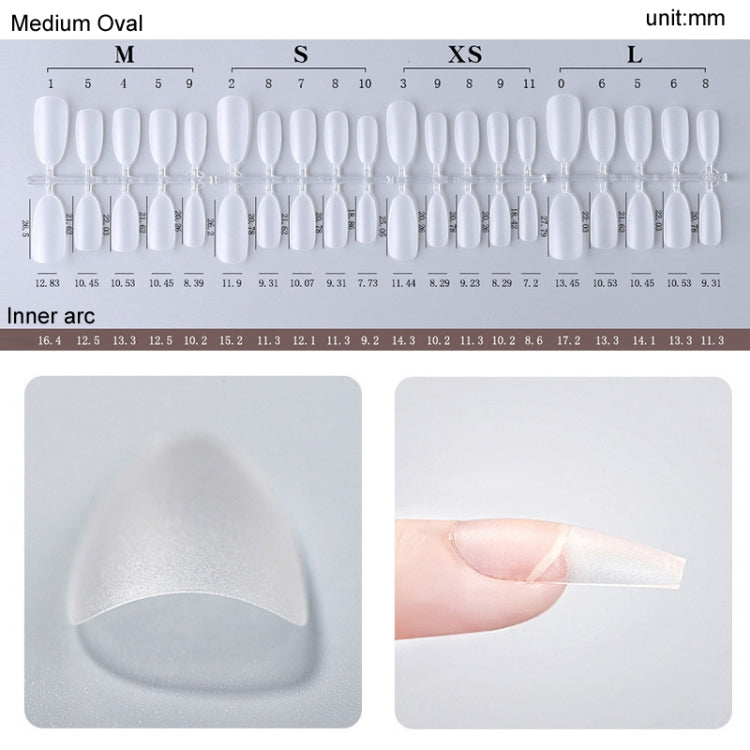 10pairs Of 100pcs/Box Frosted False Nails Artificial Tip, Shape: Short Square M by bashfashion
