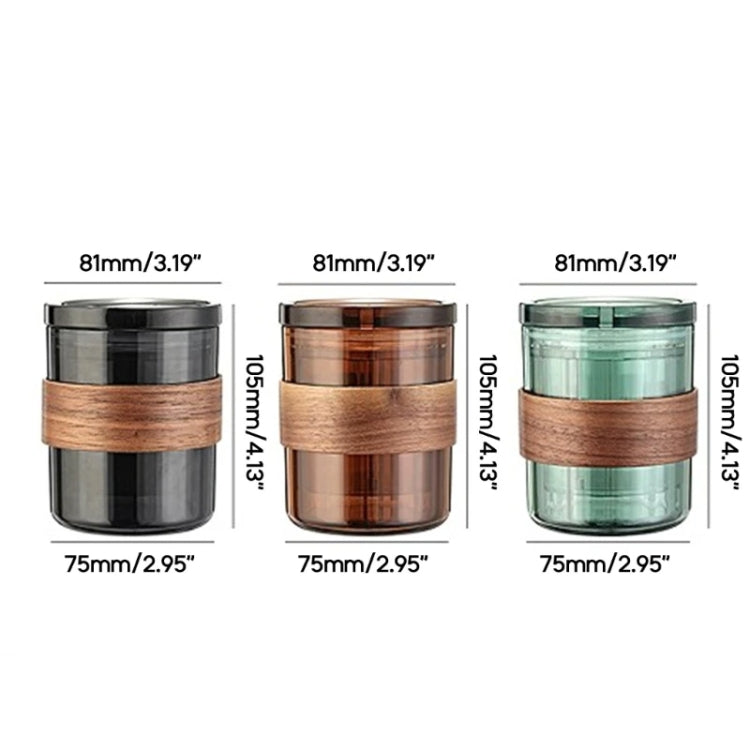 3 In 1 Pour Over Coffee Maker with Filter Cup for Camping Travel Office With Bag Gradient Black by bashfashion