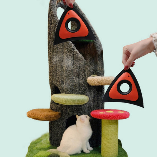 Triangular Shaped Cats And Dog Sofa Hair Remover Pet Litter Carpet Brush(Rose Pink) by bashfashion