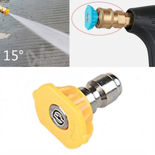 High Pressure Car Wash Gun Jet Nozzle Washer Accessories, Nozzle Angle: 15 Degree by bashfashion