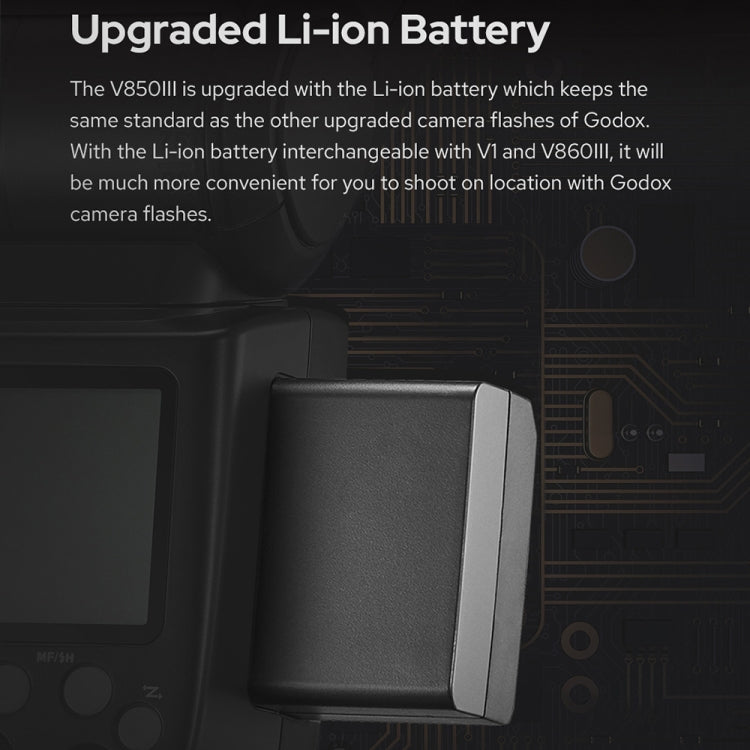 Godox V850III 2.4GHz Wireless Flash Speedlite Camera Light(US Plug) by Godox