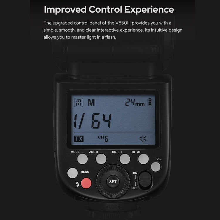 Godox V850III 2.4GHz Wireless Flash Speedlite Camera Light(UK Plug) by Godox