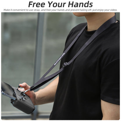 For DJI Neo / Mini 4 Pro / RC-N3 / RC-N2 / RC-N1 Sunnylife Controller Protective Cover Silicone Case with Neck Strap (Orange) by Sunnylife