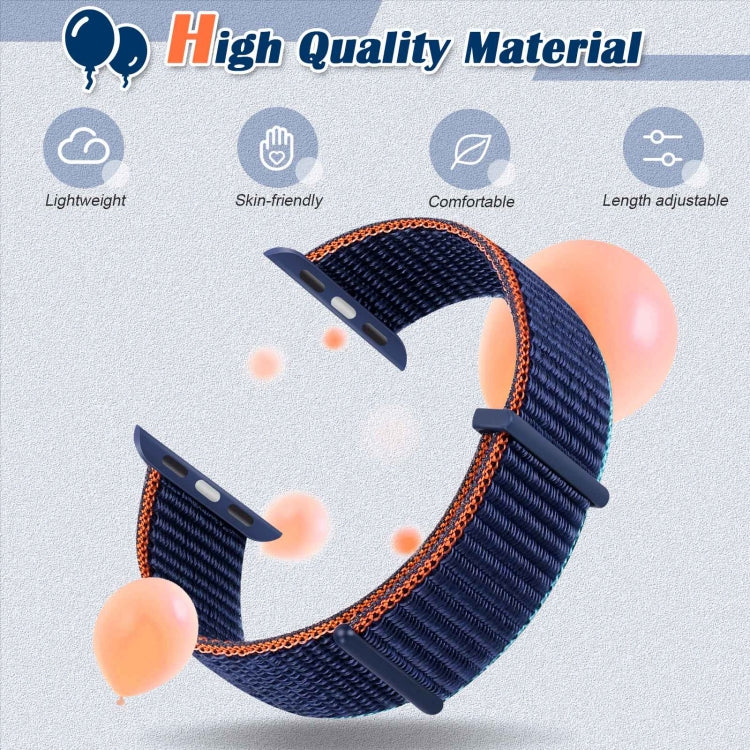 Hook and Loop Fastener Dual Section Watch Band For Apple Watch Ultra 49mm&Watch Ultra 2 49mm / Series 9&8&7 45mm / SE 3&SE 2&6&SE&5&4 44mm / 3&2&1 42mm(Seashell) by bashfashion