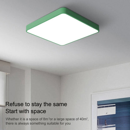 Macaron LED Square Ceiling Lamp, White Light, Size:30cm(Yellow) by bashfashion