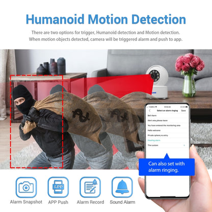 ESCAM QF005 4MP Indoor HD WiFi Pan-tilt Camera, Support Motion Detection / Two-way Audio / Night Vision(UK Plug) by ESCAM