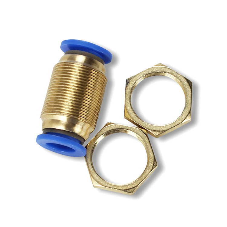 PM-10 LAIZE PM Bulkhead Straight Pneumatic Quick Connector by LAIZE