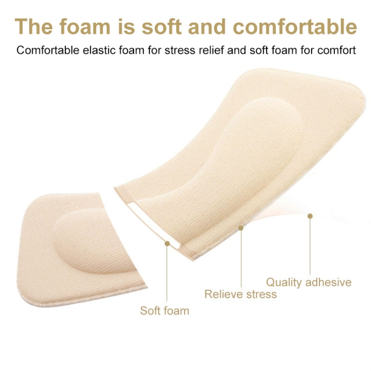 10 Pairs Invisible Anti-wear Butterfly Shape High Heel Stickers Thickened Sponge Heel Stickers, Random Color Delivery, Size:7mm by bashfashion