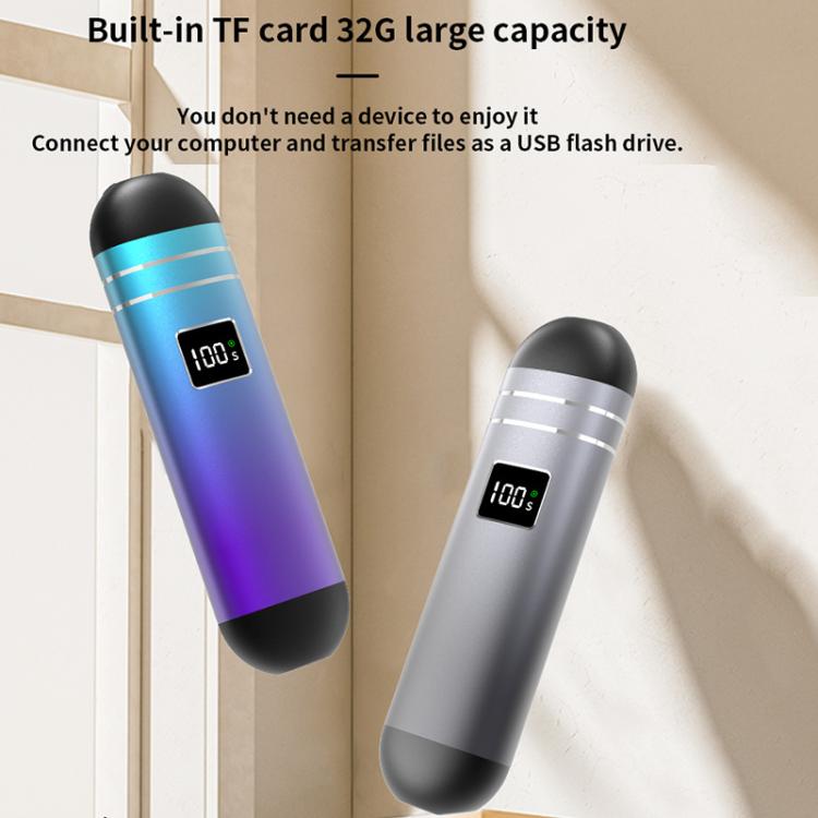 QY09 Bone Conduction Bluetooth 5.3 Sleep Speaker(Purple) by bashfashion