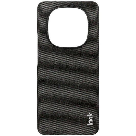 For Redmi Note 14 Pro 5G imak Ruiyi Series Cloth Texture PU + PC Phone Case(Black) by imak