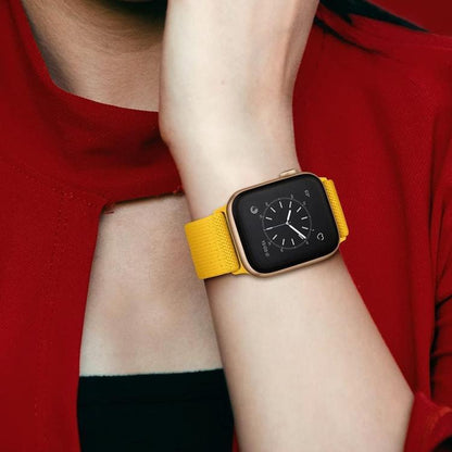 For Apple Watch 38 / 40 / 41 / S10 42mm xDfind Adjustable Slide Buckle Elastic Nylon Watch Band(Red) by xDfind