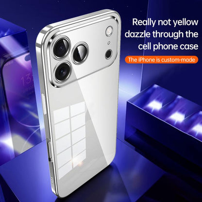 For iPhone 17 SULADA Shine Through Series Plating TPU Transparent Phone Case(Silver) by SULADA