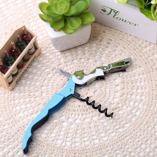 10pcs Multi-function Sea Horse Pattern Stainless Wine Bottle Opener, Can Opener Bottle Opener, Random Color Delivery by bashfashion