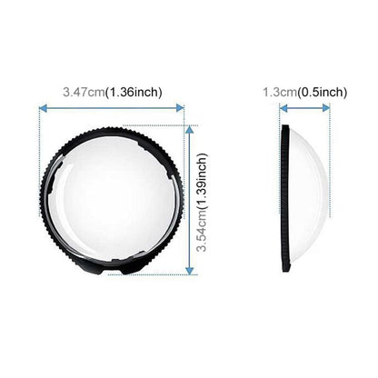 For Insta360 X5 PULUZ Rotating Optical Tempered Glass Lens Guard Protective Cover (Transparent) by PULUZ