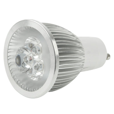 GU10 3W LED Spotlight Lamp Bulb, 3 LED, Adjustable Brightness, White Light, AC 220V by bashfashion