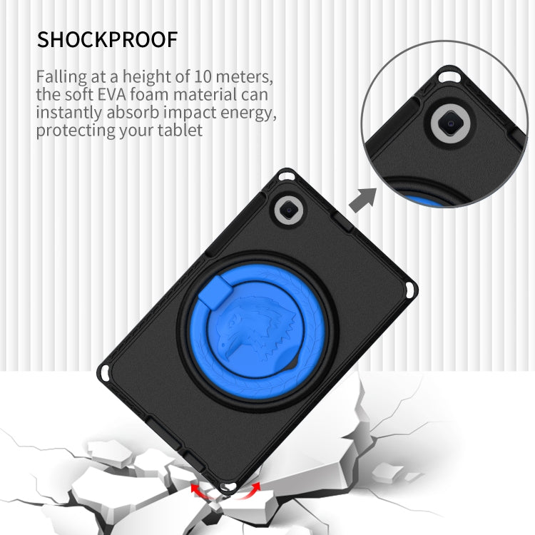 For Samsung Galaxy Tab A11 / A9 EVA Hybrid PC Shockproof Tablet Case with Frame(Black) by bashfashion