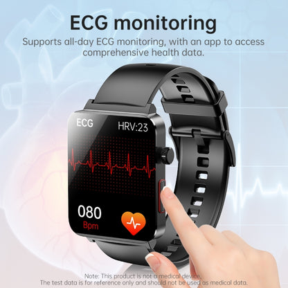 KS03 Pro 1.96 inch Color Screen Smart Watch, Support Bluetooth Call / Health Monitoring(Silver Blue) by bashfashion