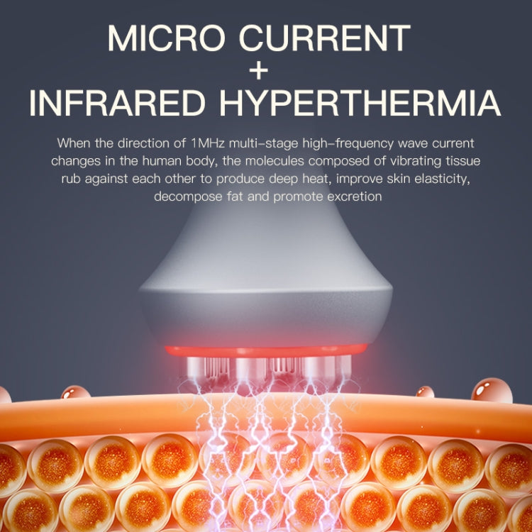 6 In 1 80K Ultrasonic Cavitation Vacuum Radio Frequency Lipo Laser Slimming Machine US Plug(Silver Edge) by bashfashion