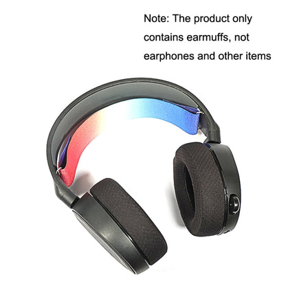 2pcs Sponge Headset Pad for Steelseries Arctis Pro / Arctis 3 / 5 / 7(White Print Mesh) by bashfashion