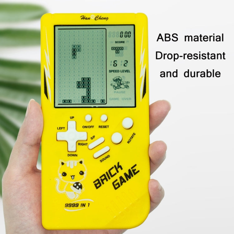 Large Screen Retro Children Handheld Game Console(Green) by bashfashion