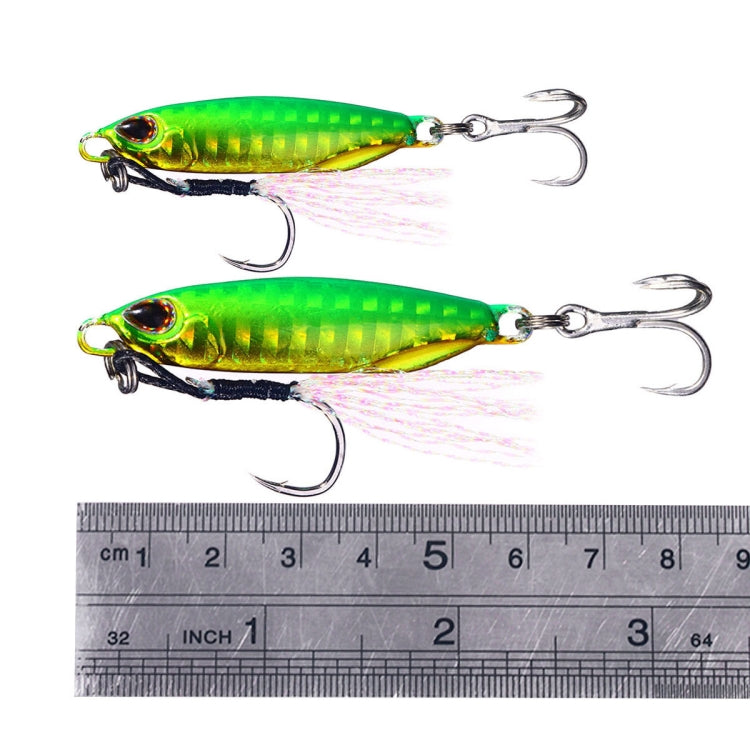 2 PCS HENGJIA Shore Casting Lead Fish Long-distance Casting Sinker Double Hook Lure, Size: 16g(2) by HENGJIA