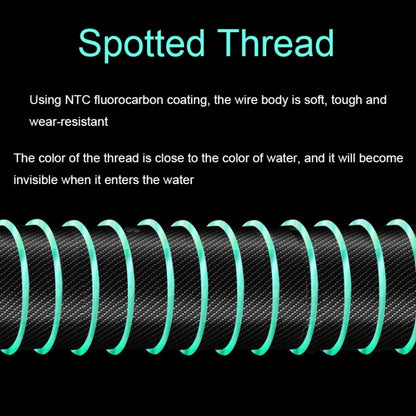 2pcs Outdoor Fishing Anti-tangle Spotted Invisible Line Set with Scale, Size: 4.5m(2.5) by bashfashion