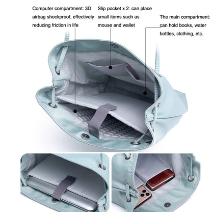 For Apple Macbook Shoulder / Handheld / Messenger Computer Bag, Size: Medium(Black+Black PU Power Bag) by bashfashion