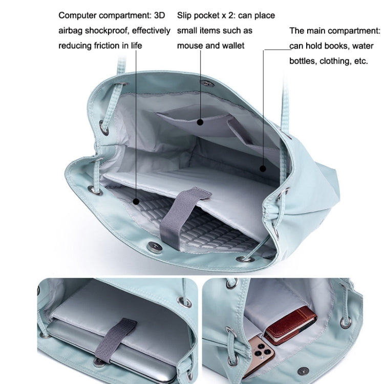 For Apple Macbook Shoulder / Handheld / Messenger Computer Bag, Size: Large(Navy) by bashfashion