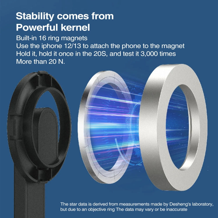 Magnetic Selfie Stick Tripod Handheld Stabilizer Rod With Remote Controller(Black) by bashfashion