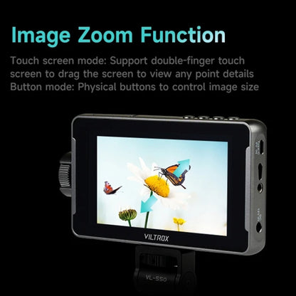 VILTROX DC550 Touch Model 5.5 Inch Camera Studio Monitors 4K HDMI 3D LUT Director Monitor by VILTROX