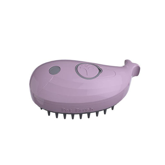 Pet Spray Steamy Brush Cat Dog Grooming Massage Comb(Whale Pink) by bashfashion